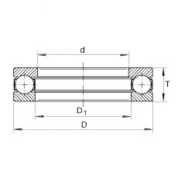 INA 2910 Thrust Ball Bearings