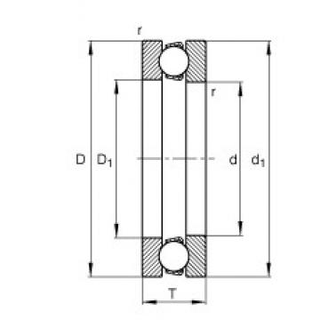 FAG 51411 Thrust Ball Bearings