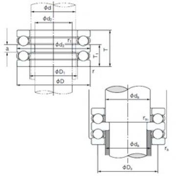 NACHI 52408 Thrust Ball Bearings