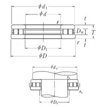 NSK 220TMP12 Thrust Roller Bearings