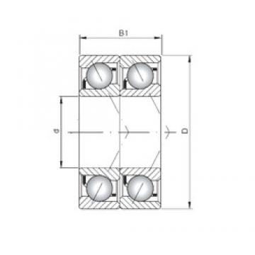 ISO 7407 ADT Angular Contact Ball Bearings