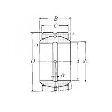 NTN SA4-50B Plain Bearings 50 mm x 80 mm x 42 mm 