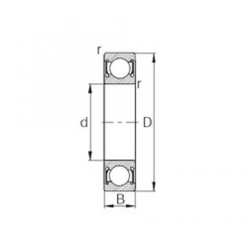 CYSD 6021-2RS Deep Groove Ball Bearings 105 mm x 160 mm x 26 mm 