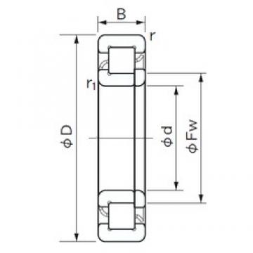 NACHI NUP 2315 E Cylindrical Roller Bearings 75 mm x 160 mm x 55 mm 