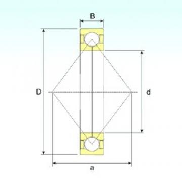 ISB QJ 2324 N2 Angular Contact Ball Bearings 120 mm x 260 mm x 86 mm 