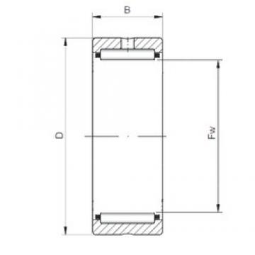 ISO RNA4007 V Needle Roller Bearings