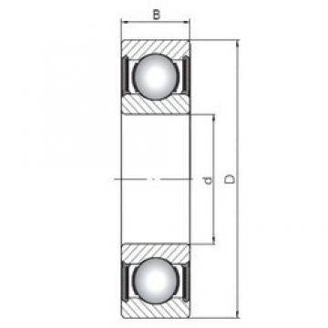 ISO 62312-2RS Deep Groove Ball Bearings 60 mm x 130 mm x 46 mm 