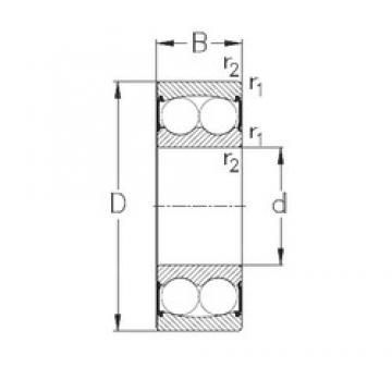 NKE 2206-2RS Self-Aligning Ball Bearings 30 mm x 62 mm x 20 mm 