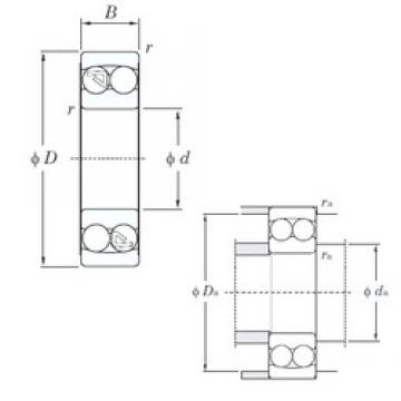 KOYO 1218 Self-Aligning Ball Bearings 90 mm x 160 mm x 30 mm 