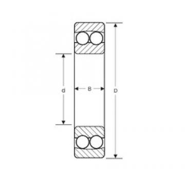 SIGMA 1218 Self-Aligning Ball Bearings 90 mm x 160 mm x 30 mm 