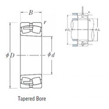 NSK 23980CAKE4 Spherical Roller Bearings 400 mm x 540 mm x 106 mm 