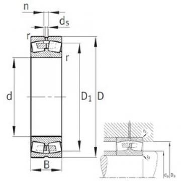 FAG 24172-B Spherical Roller Bearings 360 mm x 600 mm x 243 mm 