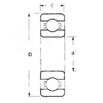 FBJ 6014 Deep Groove Ball Bearings 70 mm x 110 mm x 20 mm 