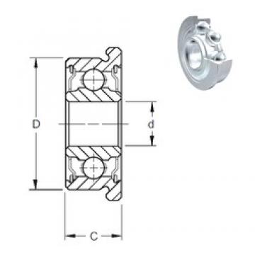 ZEN SMF128-2Z Deep Groove Ball Bearings 8 mm x 12 mm x 3,5 mm 