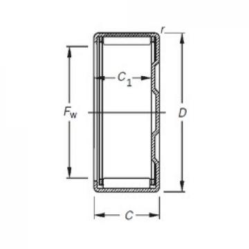 Timken BK2516 Needle Roller Bearings