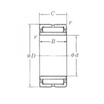 NSK NA5922 Needle Roller Bearings 110 mm x 150 mm x 54 mm 