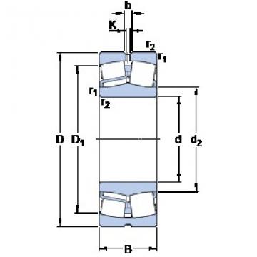 SKF 22320 E Spherical Roller Bearings 100 mm x 215 mm x 73 mm 