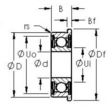 AST FR4ZZ Deep Groove Ball Bearings