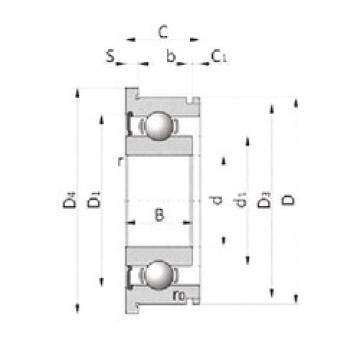 SNR AB41658YS04 Deep Groove Ball Bearings 28 mm x 72 mm x 16,5 mm 