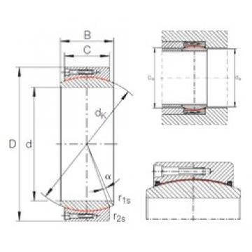 INA GE 400 DW Plain Bearings 400 mm x 540 mm x 190 mm 