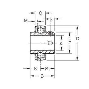 Timken GYE20KRRB SGT Deep Groove Ball Bearings 20 mm x 47 mm x 30,96 mm 