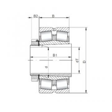 ISO 22226 KCW33+H3126 Spherical Roller Bearings 130 mm x 230 mm x 64 mm 