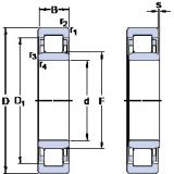 SKF NU 312 ECM Thrust Ball Bearings 60 mm x 130 mm x 31 mm 