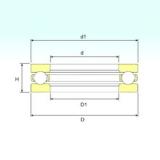 ISB 51152 M Thrust Ball Bearings