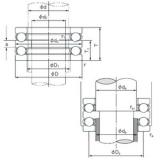 NACHI 52408 Thrust Ball Bearings