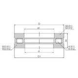 ISO 811/530 Thrust Roller Bearings