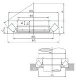 NACHI 29432E Thrust Roller Bearings 160 mm x 320 mm x 34 mm 