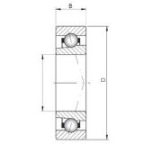 Loyal 7211 CTBP4 Angular Contact Ball Bearings