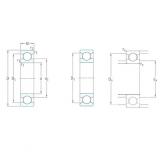 SKF 61902 Deep Groove Ball Bearings 15 mm x 28 mm x 7 mm 