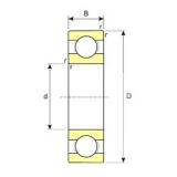 ISB 618/7 Deep Groove Ball Bearings 7 mm x 14 mm x 3,5 mm 