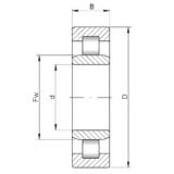 Loyal NU3228 Cylindrical Roller Bearings 140 mm x 250 mm x 88 mm 