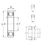 KOYO 6015-2RU Deep Groove Ball Bearings 75 mm x 115 mm x 20 mm 