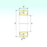 ISB 23052 K Spherical Roller Bearings 260 mm x 400 mm x 104 mm 