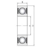 ISO 62312-2RS Deep Groove Ball Bearings 60 mm x 130 mm x 46 mm 