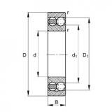 FAG 2210-TVH Self-Aligning Ball Bearings 50 mm x 90 mm x 23 mm 