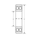 SIGMA 2315 Self-Aligning Ball Bearings 75 mm x 160 mm x 55 mm 