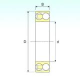 ISB 2207 TN9 Self-Aligning Ball Bearings 35 mm x 72 mm x 23 mm 