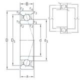 SNFA VEX 55 /NS 7CE1 Angular Contact Ball Bearings 55 mm x 90 mm x 18 mm 