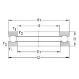 NKE 511/630-FP Thrust Ball Bearings