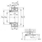 FAG 23168-B-K-MB+H3168 Spherical Roller Bearings 340 mm x 580 mm x 190 mm 