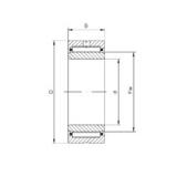 ISO NA4972 Needle Roller Bearings 360 mm x 480 mm x 118 mm 