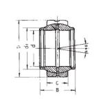 FBJ GEEW100ES Plain Bearings 100 mm x 150 mm x 100 mm 