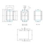 SKF GEM30ES-2LS Plain Bearings 30 mm x 47 mm x 30 mm 