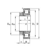 FAG 20222-K-MB-C3 + H222 Spherical Roller Bearings 110 mm x 200 mm x 38 mm 