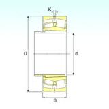 ISB 230/900 EKW33+AOH30/900 Spherical Roller Bearings 850 mm x 1280 mm x 280 mm 